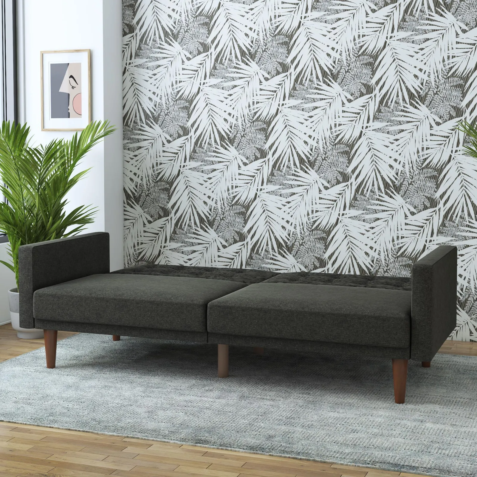 Wimberly Linen Double Futon 2