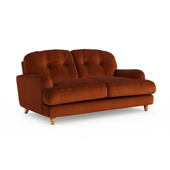 Martha Matte Plush Velvet 2 Seater Sofa 6