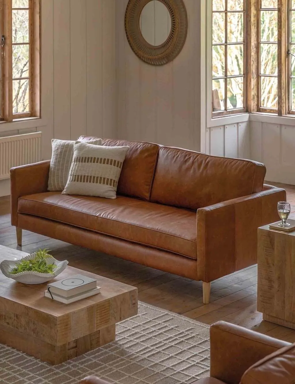 Gallery Direct Osborne 3 Seater Sofa Brown