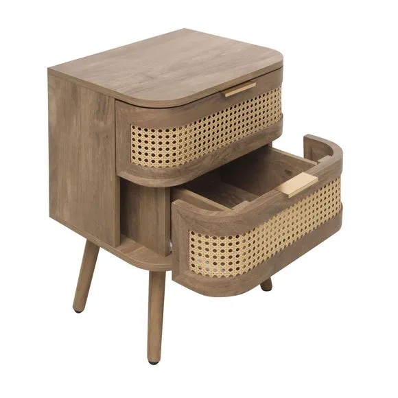 Noah 2 Drawer Bedside Table 6