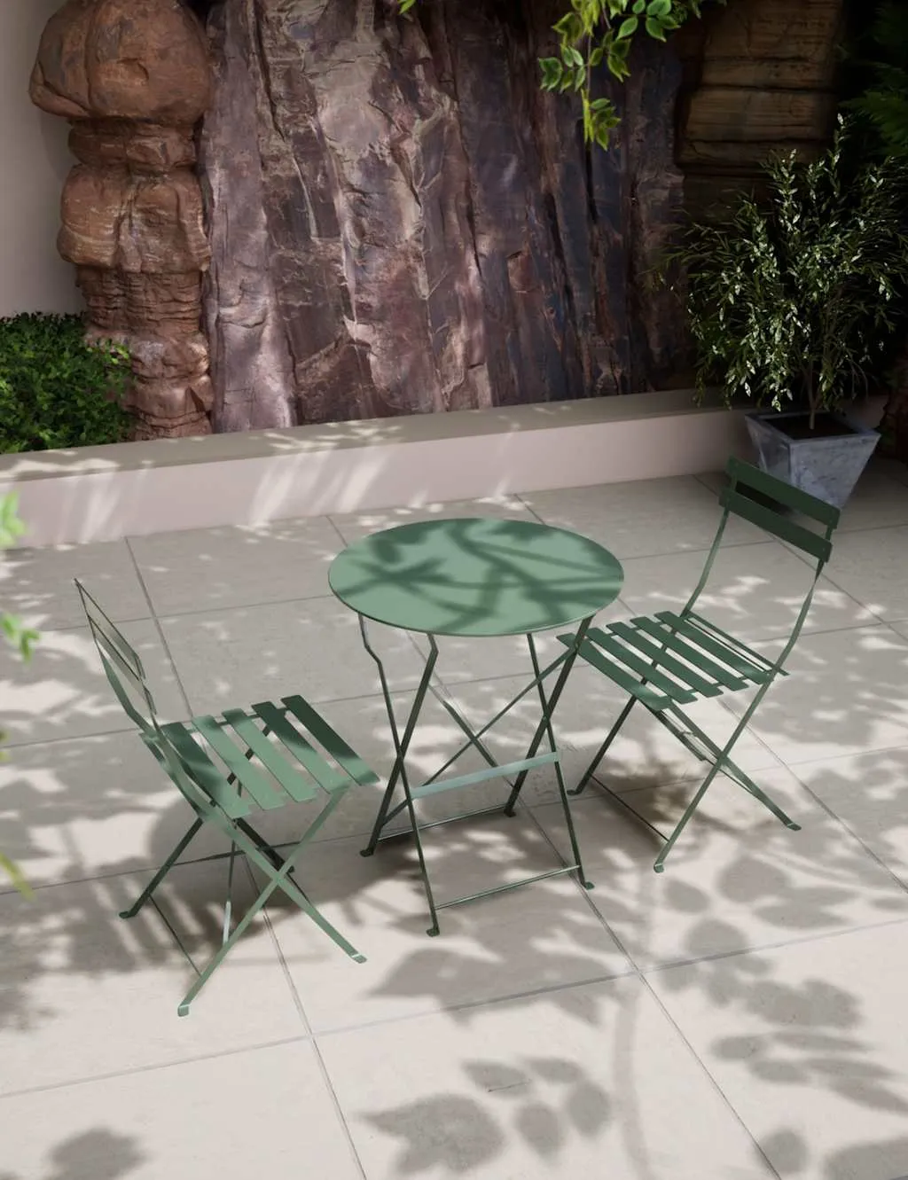 Royalcraft Padstow Folding 2 Seater Bistro Set Green