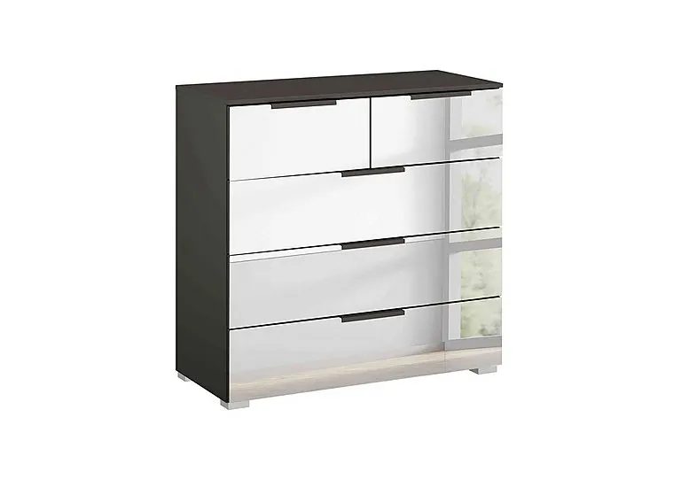Rio 80cm 5 Drawer Chest - Graphite