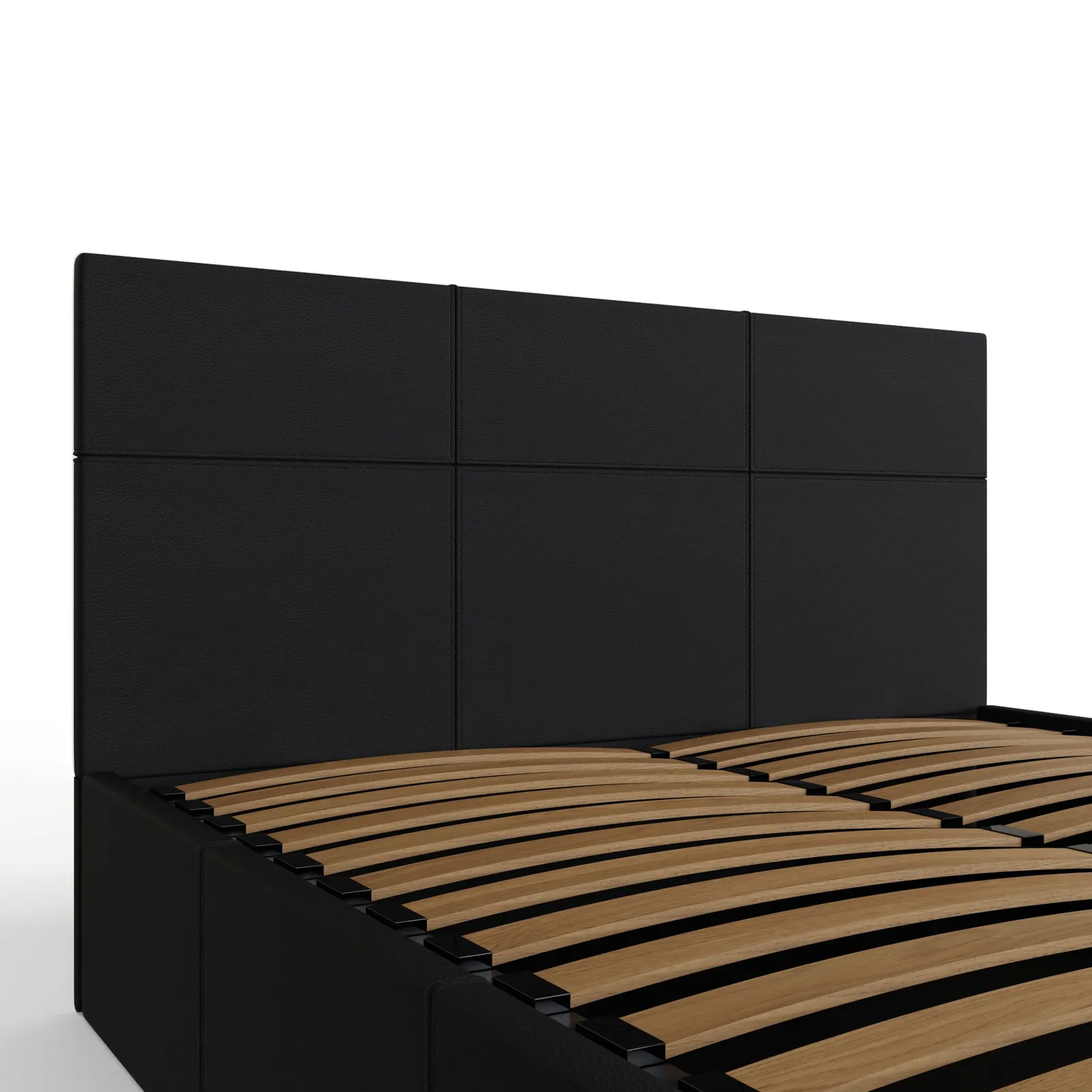 GFW Side Lift Ottoman Storage Bed in Black 6