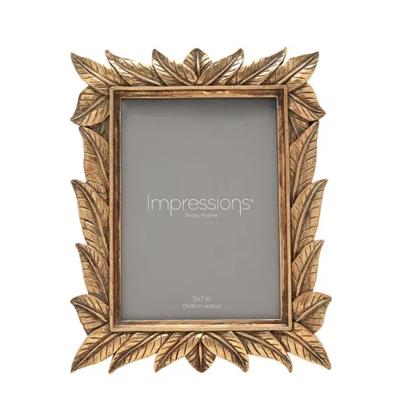 Impressions Leaf Resin Photo Frame 2