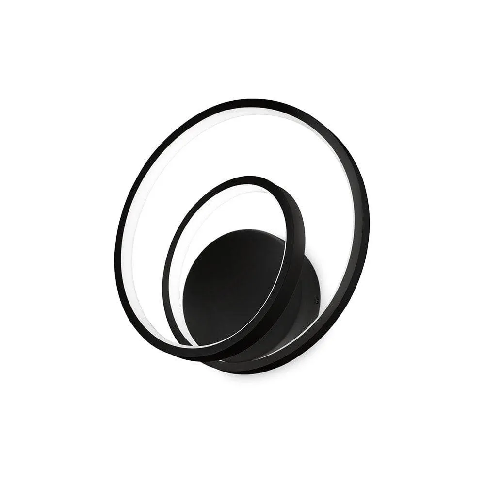 Netlighting Oz Integrated LED Wall Lamp Black 4000K