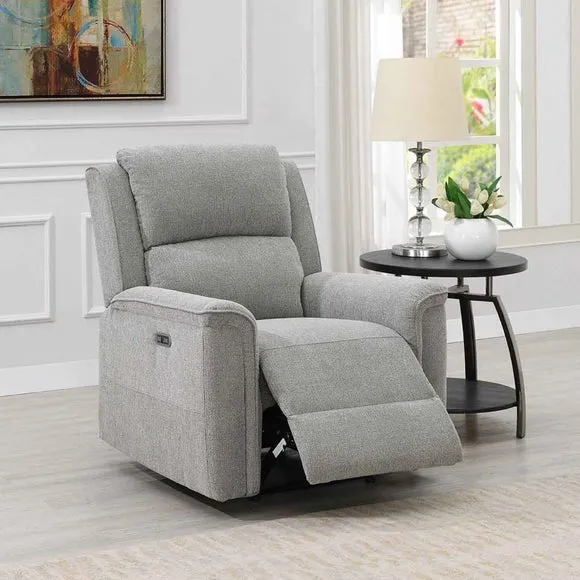Lanark Chenille Power Recliner Chair