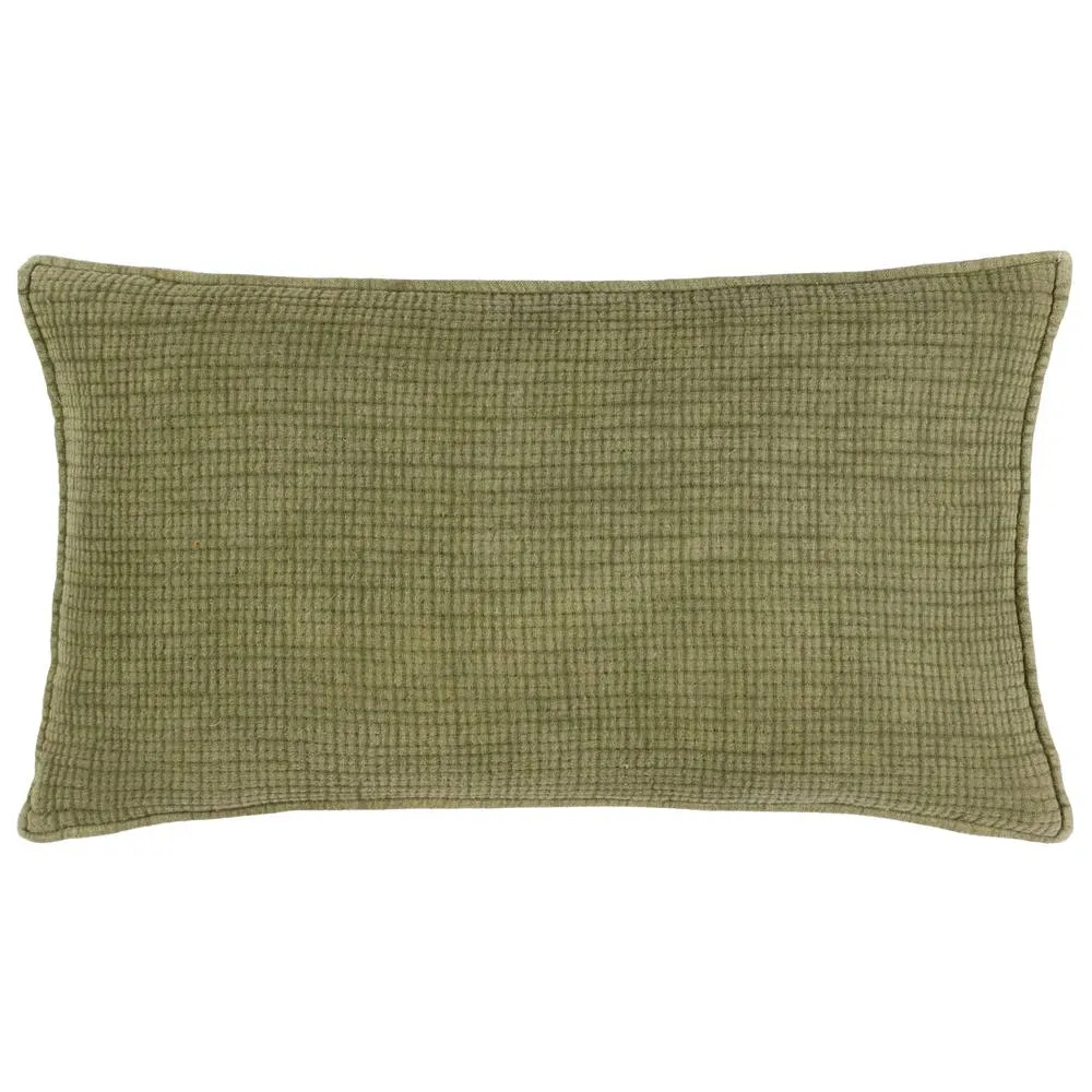 Yard Ribble 100% Cotton Acid Wash Cushion in Khaki 2
