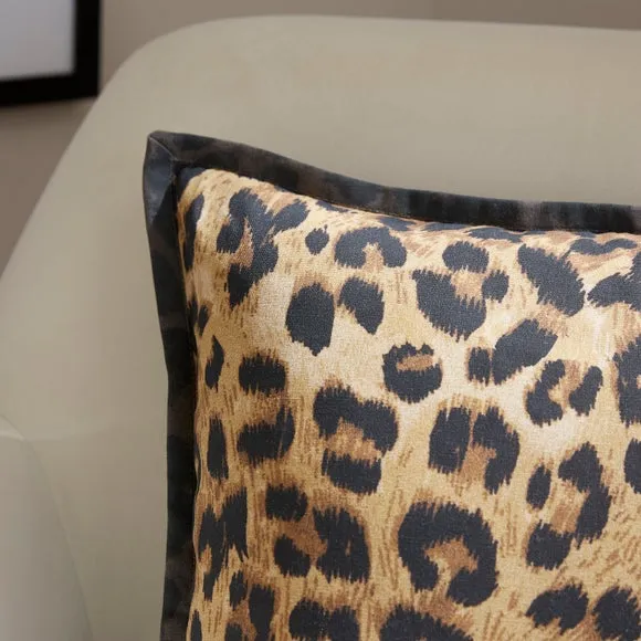 Leopard Print Square Cushion Cover 2
