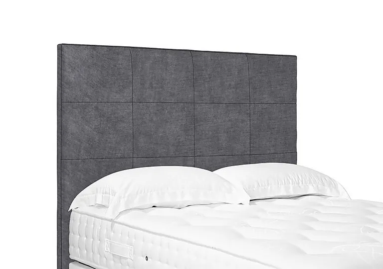 Artisan Collection Elwood High Floor Standing Headboard - Single - Aston Steel