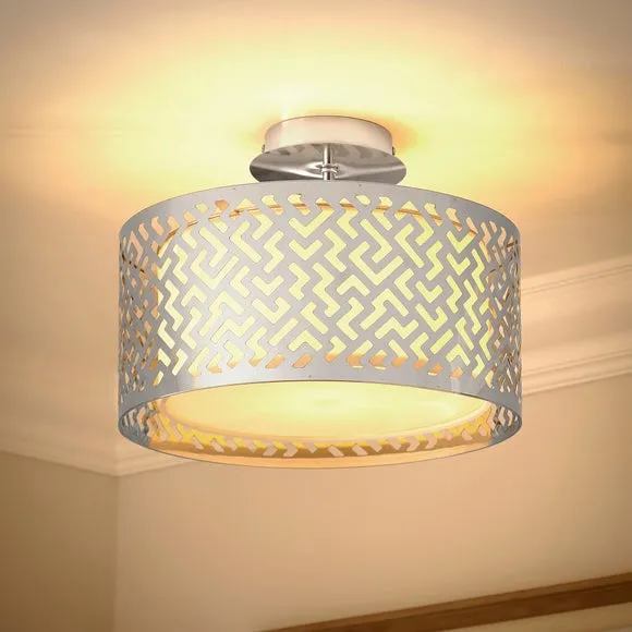 Nyx Modern Semi Flush Ceiling Light 2