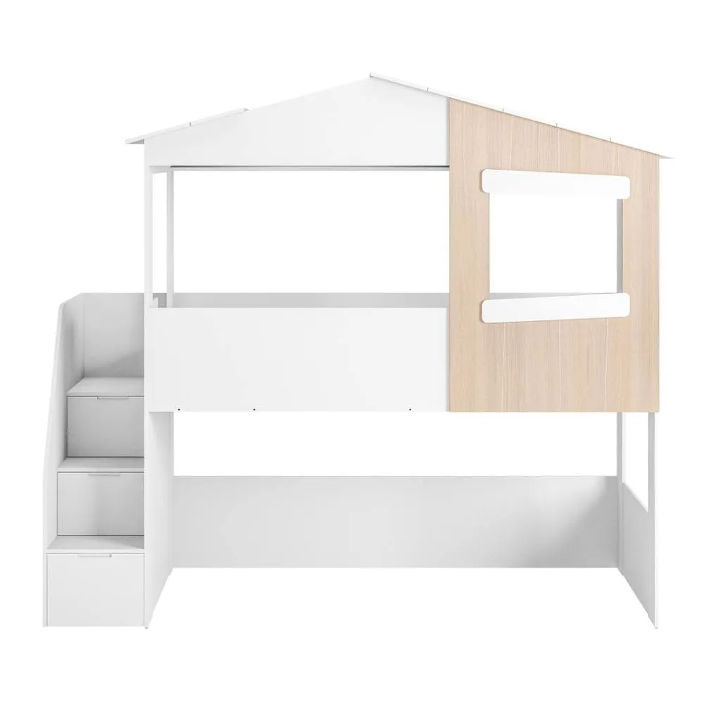 Flair Dreamland House Staircase Midsleeper in White 4