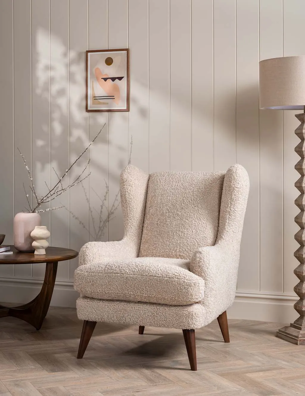 BARKER AND STONEHOUSE Sven Armchair Cream