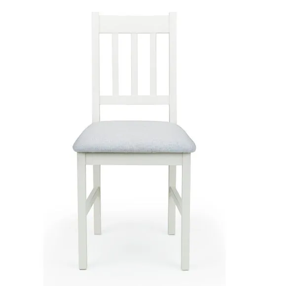 Coxmoor Set of 2 Dining Chairs, Ivory Faux Linen 4