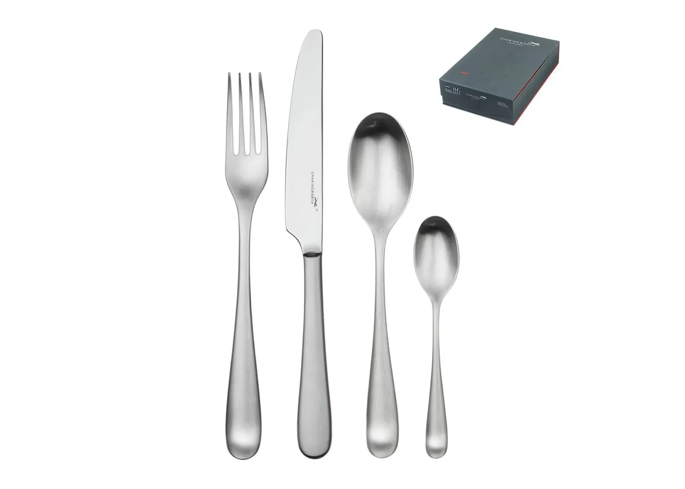 Charingworth Mogano Satin Cutlery 24 Piece Set