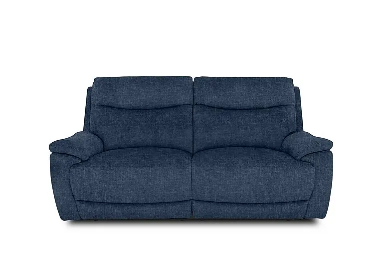 Sloane Fabric 3 Seater Power Recliner Sofa with Power Headrests - Anivia Blue