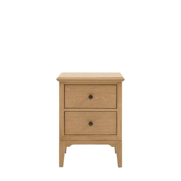 Cedar & Sage Marion 2 Drawer Bedside Table 4