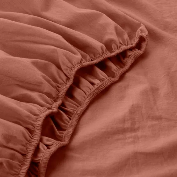 Soft Washed Recycled Cotton Fitted Sheet 3