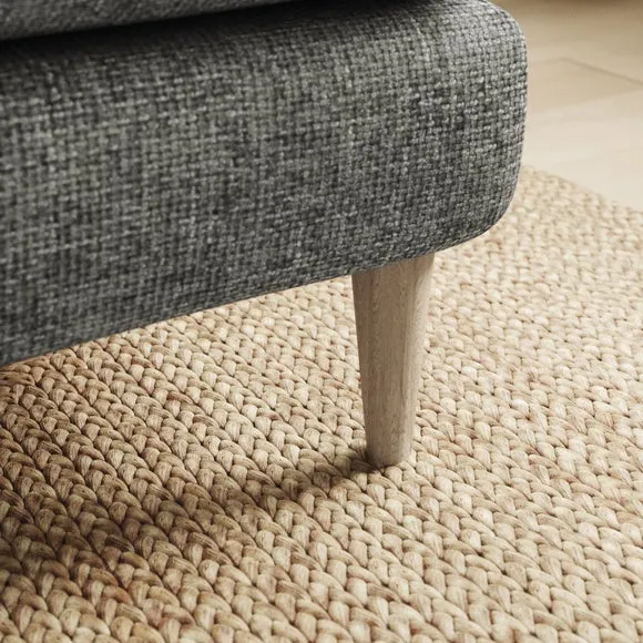 Sven Chunky Chenille Footstool 4