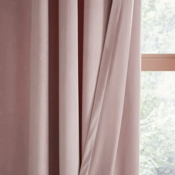 Luxe Velour Eyelet Curtains (Blackout Available) 3