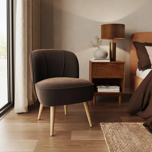 Elsie Velvet Cocktail Chair