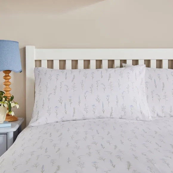 Simple Floral Cotton TENCEL Duvet Cover & Pillowcase Set 2