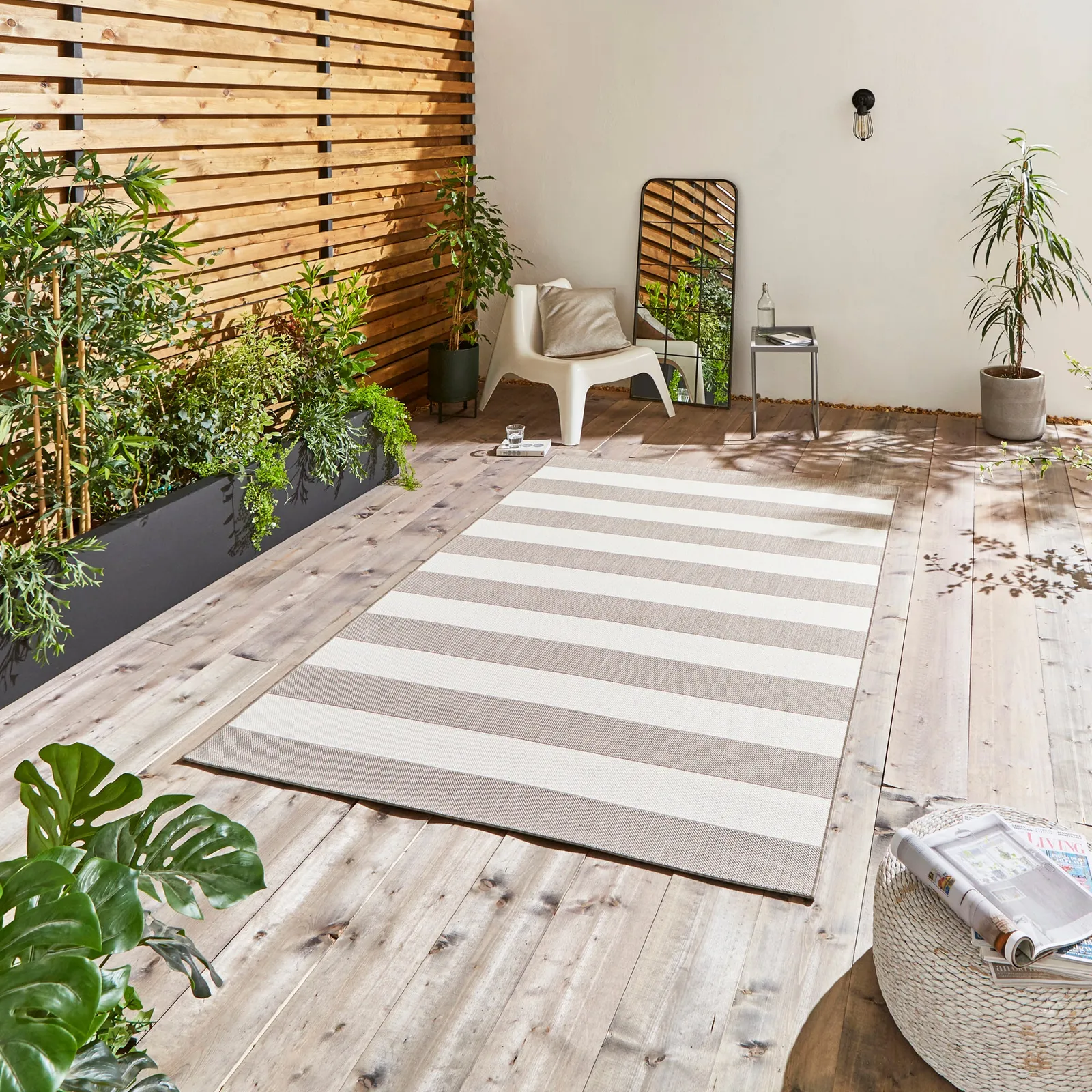 Santa Monica Indoor Outdoor Rug Santa Monica Beige Cream