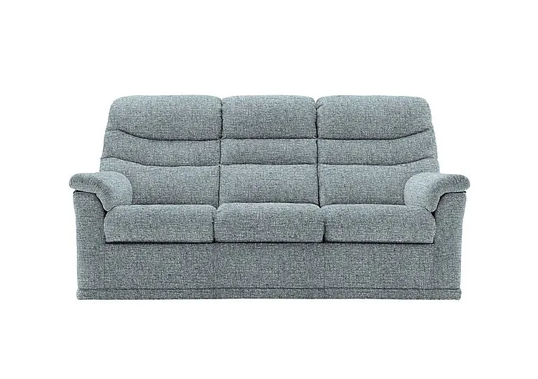 Malvern 3 Cushion 3 Seater Fabric Sofa - No Recliner - Arola Sky