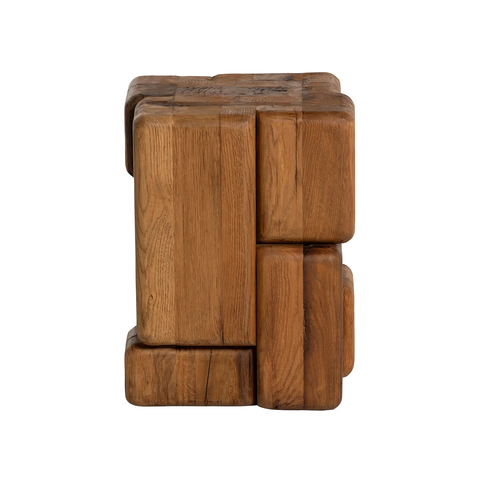 Brecon Square Stool 35X35X45Cm, Brown Oak | Barker & Stonehouse 3