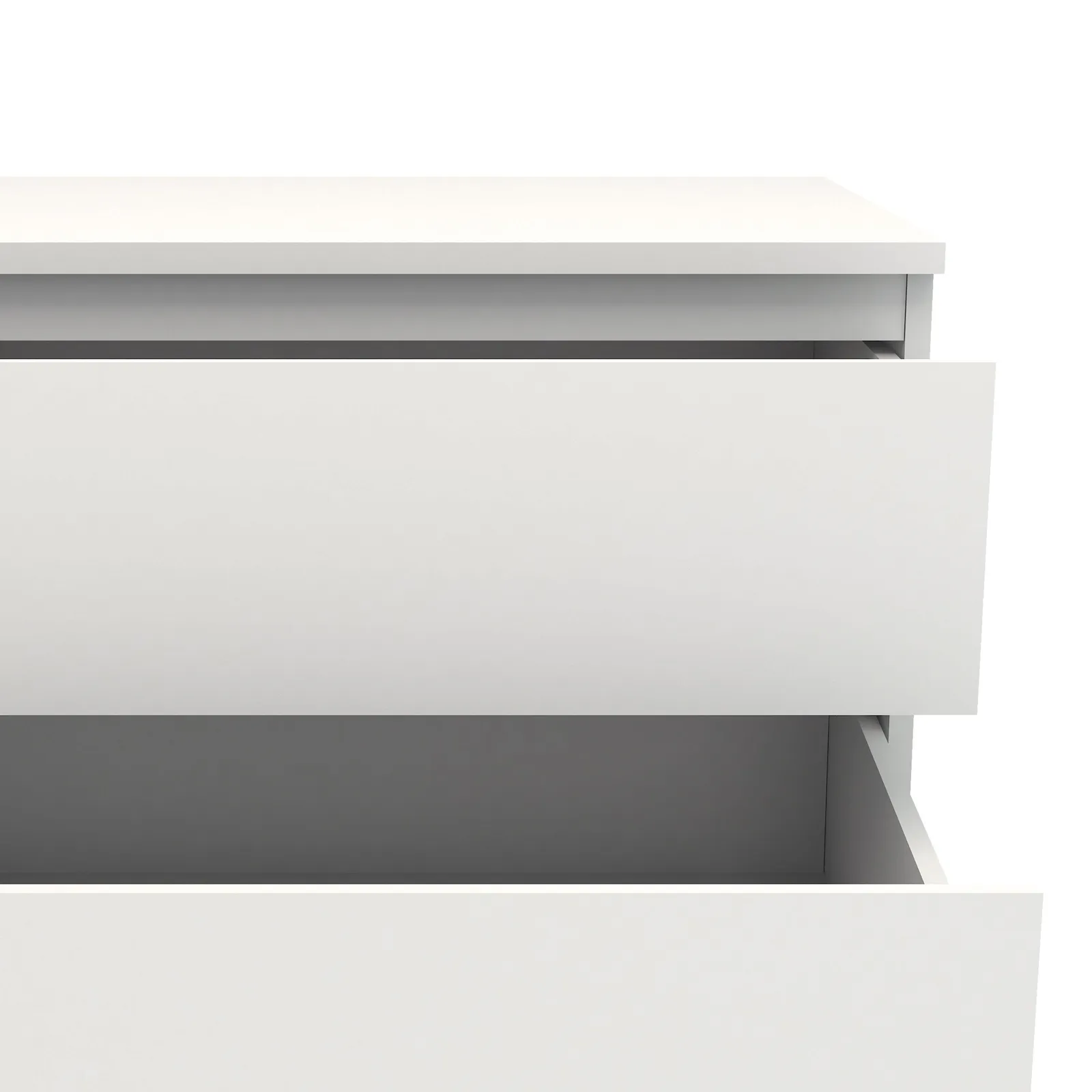Furniture To Go Nova Narrow Chest of 5 Drawers in White 4