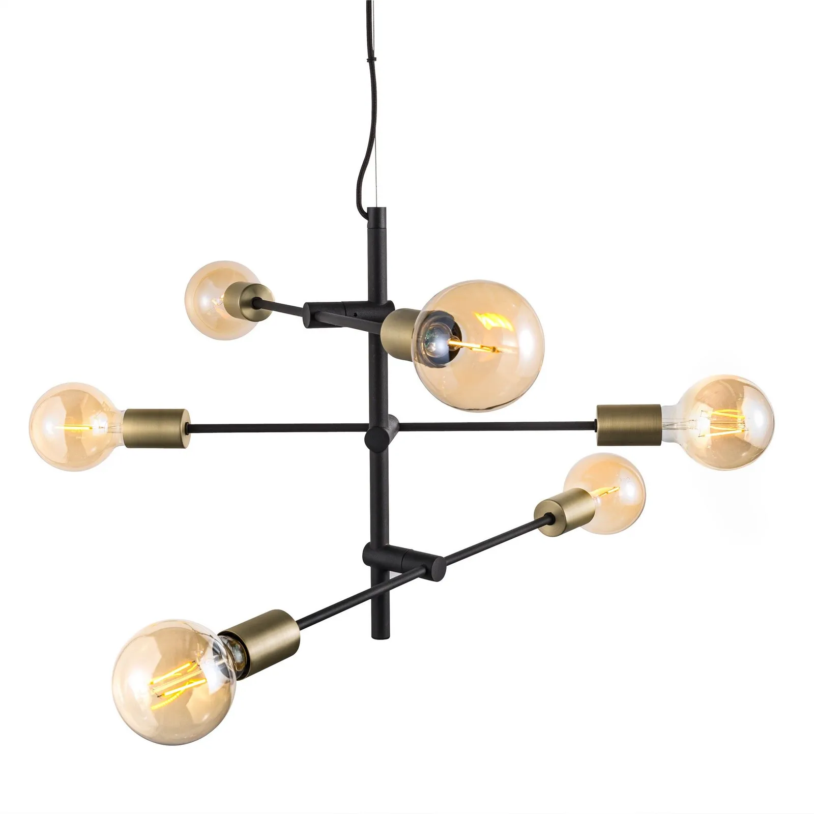 Nordlux Vintage Indoor Pendant Light Black Metal E27 Adjustable Head - Mains Powered, IP20 3