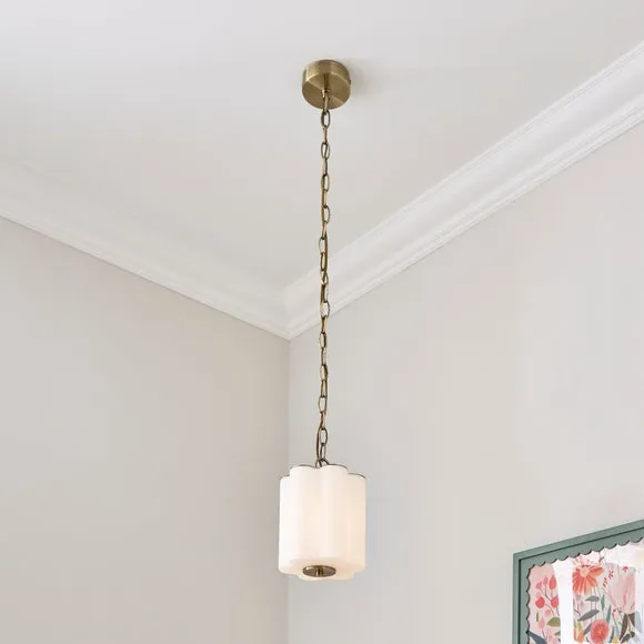 Clion Scallop Adjustable Pendant Light
