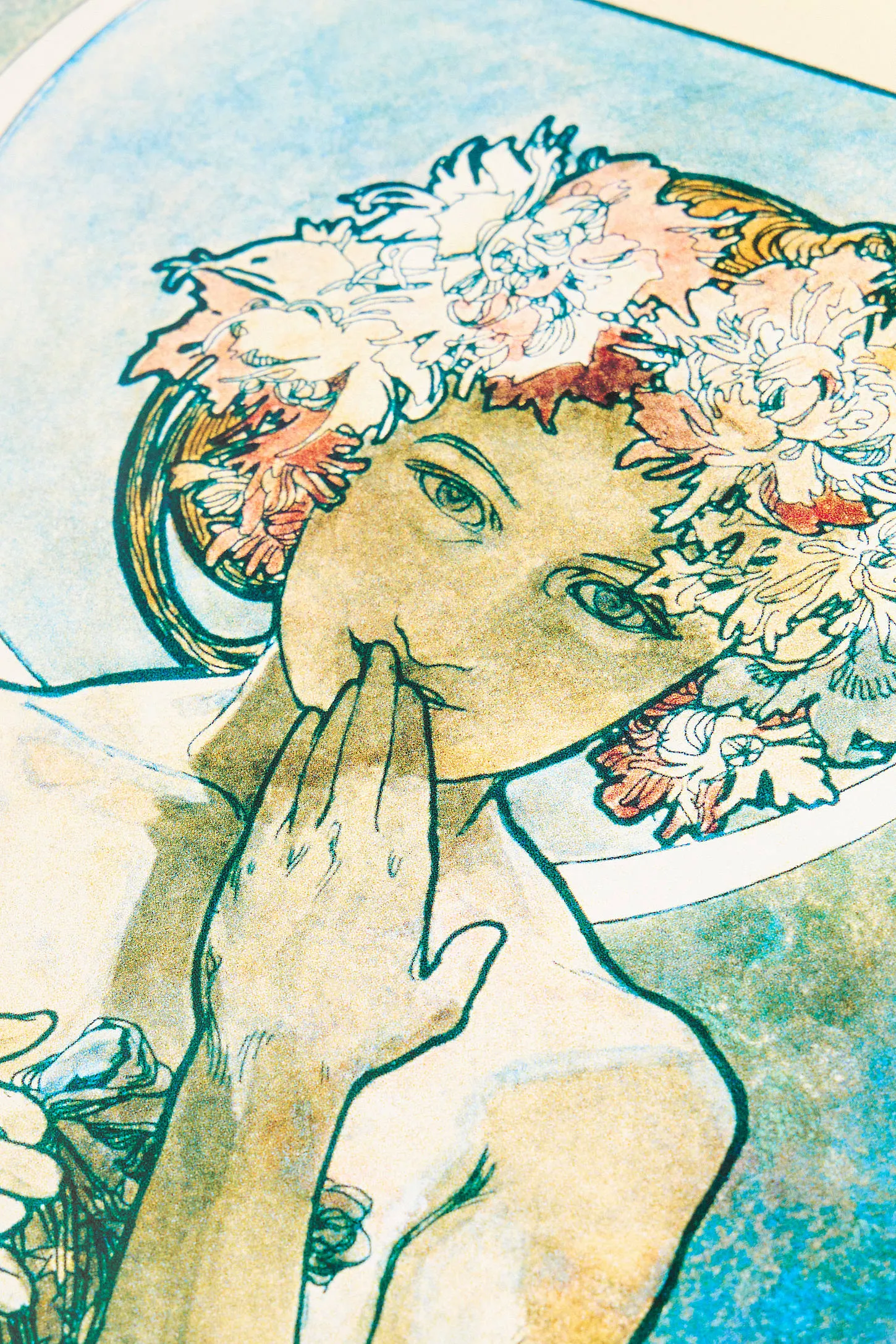 Mucha Moon 60x91cm Wall Art Print 60x91 2