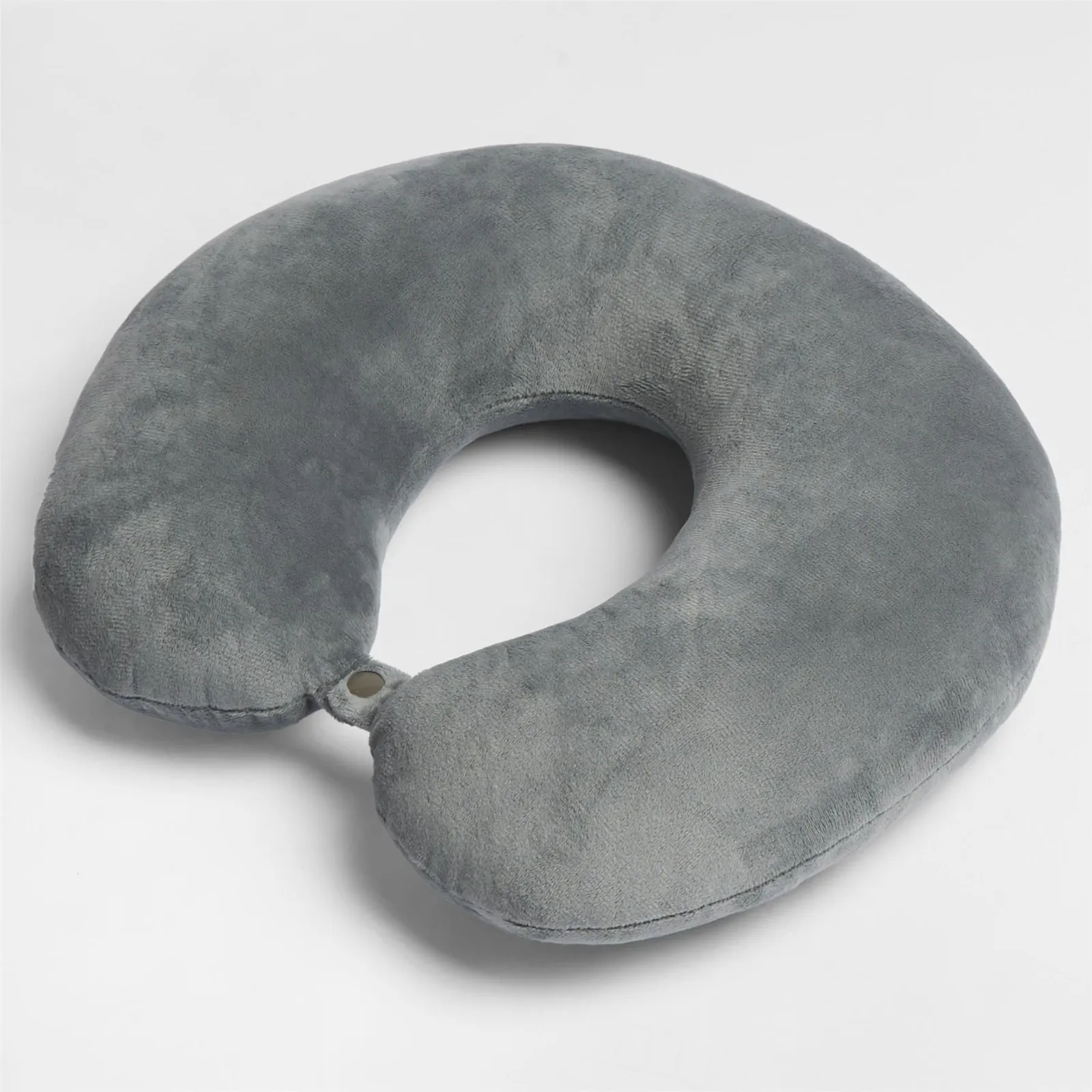 OHS Neck Pillow Travel Support U Shape Soft Head Rest Cushion in Charcoal