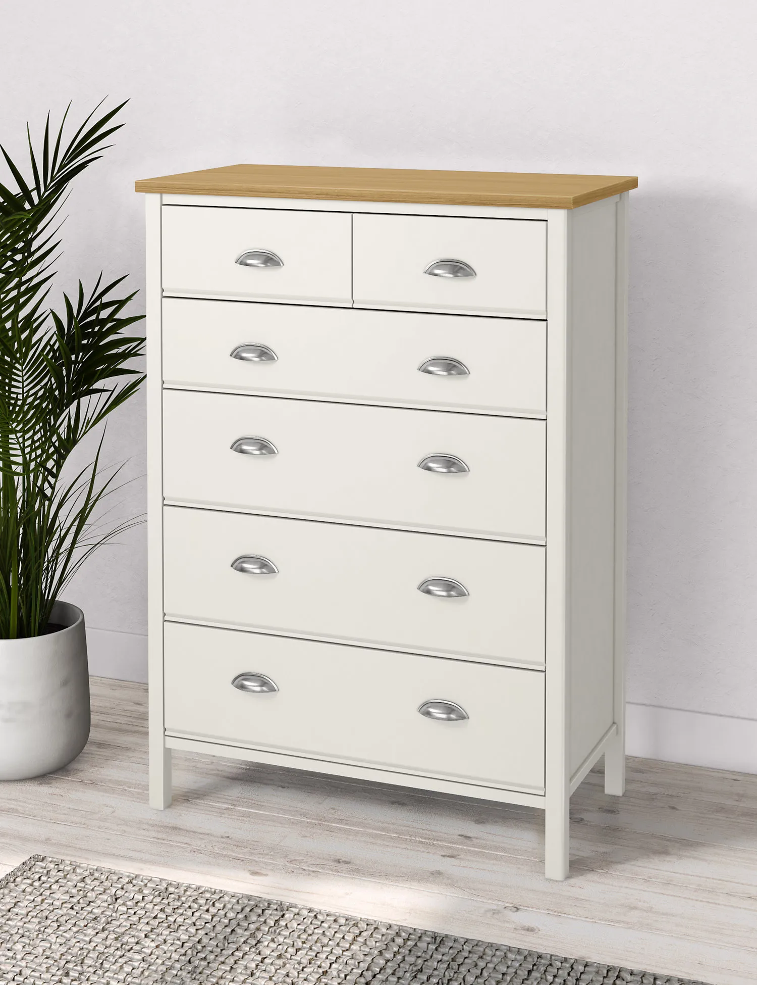 M&S Padstow 6 Drawer Chest