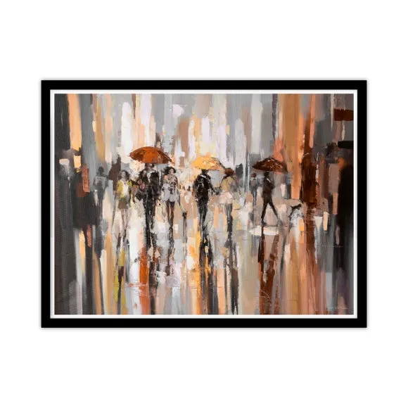 City Streets Framed Print 2