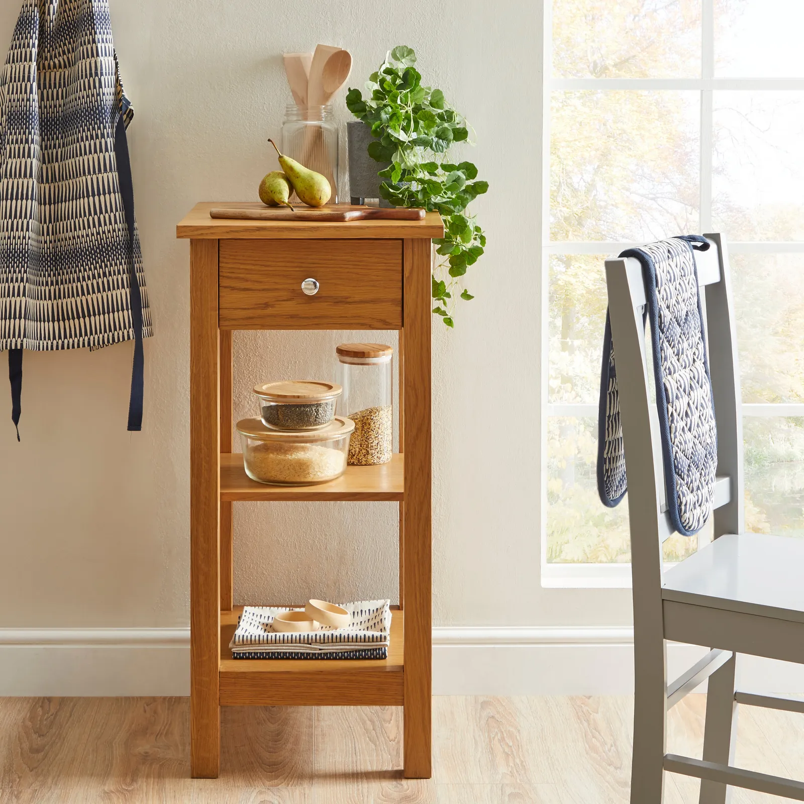 Bromley Tall Storage Unit Brown