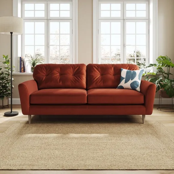 Sven Opulent Velvet 4 Seater Sofa 1