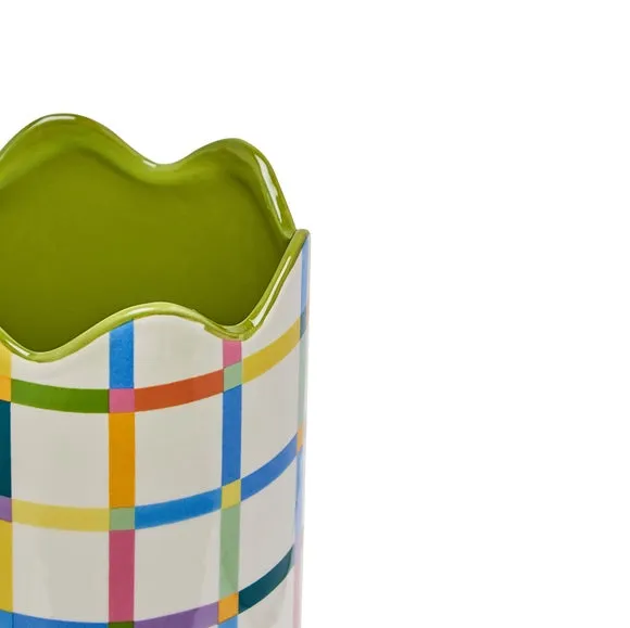Raspberry Blossom Multi Coloured Vase 4