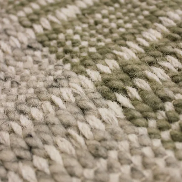 Rowen Striped Wool Rug 2