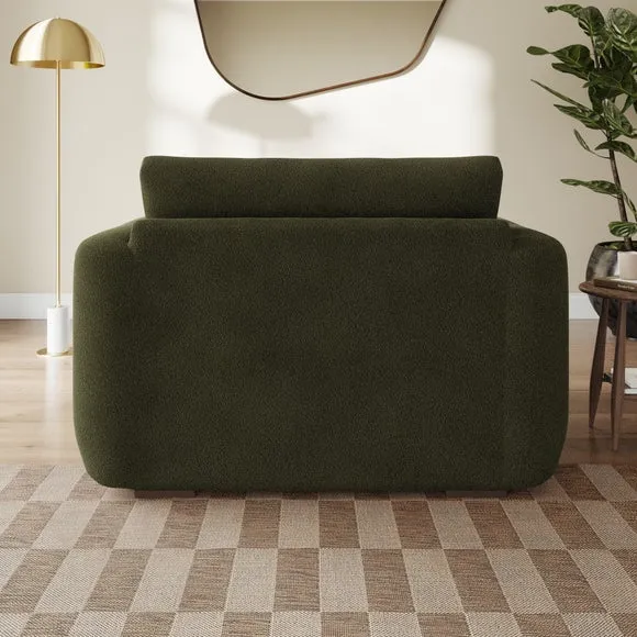 Luca Tonal Boucle Snuggle Chair 3