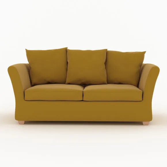 Emmett Velvet 2 Seater Double Sofa Bed 4