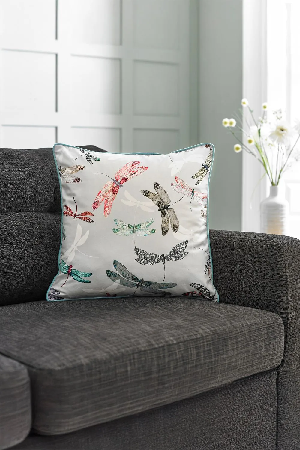 The Lyndon Company Dragonflies Filled 50cm x 50cm Square Cushion | Deyongs 1846