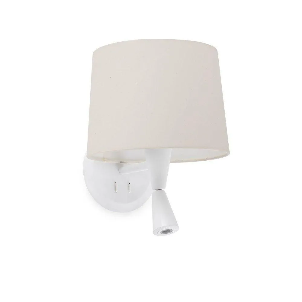 Netlighting Conga Reading Light Wall Light White E27