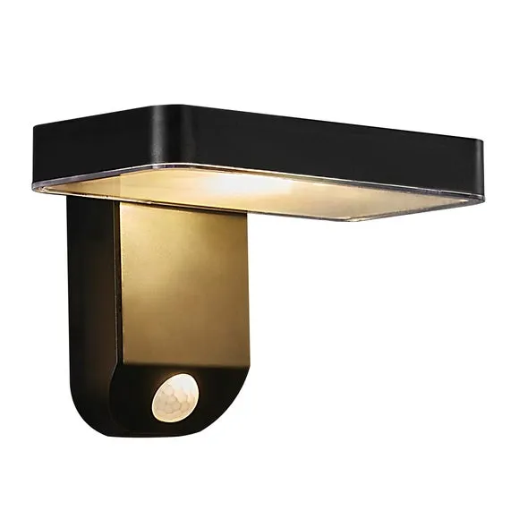 Nordlux Rica Square Solar - Wall light - Black, Black 2