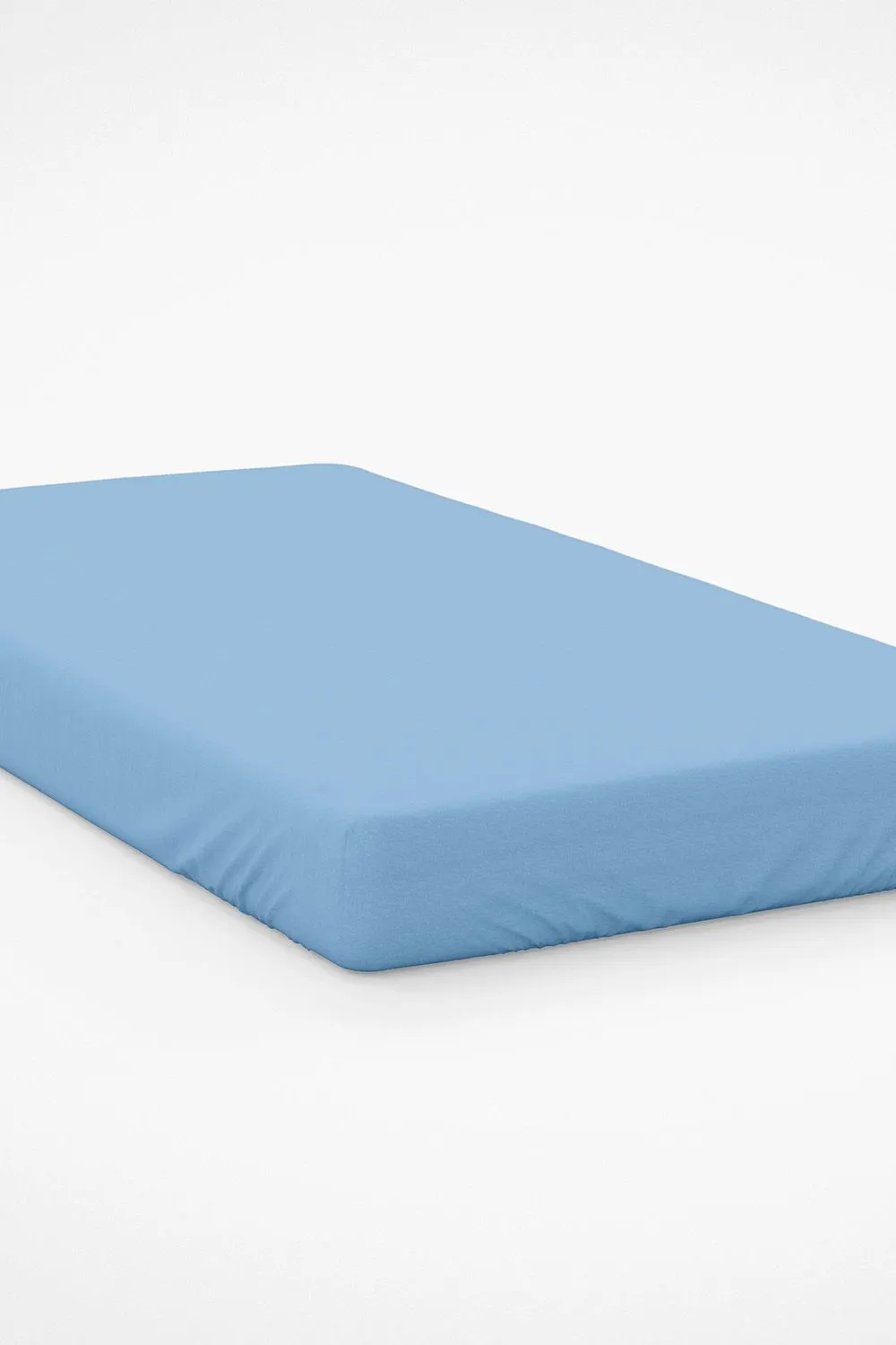 Belledorm Easy Care Fitted Sheet Small Double, Blue