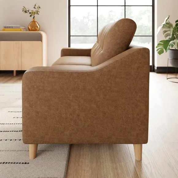 Baxter II Arizona Faux Leather 3 Seater Sofa 3