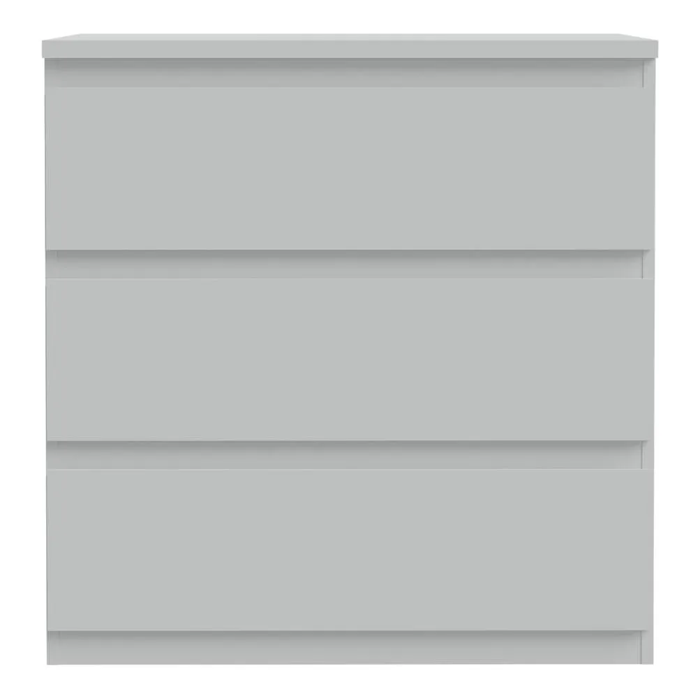 Furniture To Go Edmore 3 Drawer Chest in Light Grey 3