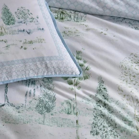 Appletree Willow Tree Scene 100% Cotton Duvet Cover & Pillowcase Set 3