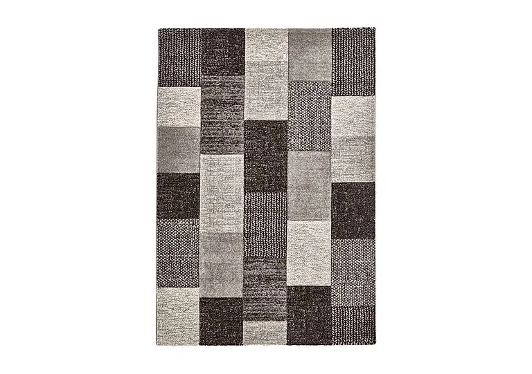 Newark Rug - 120cm-x-170cm - Grey/Black