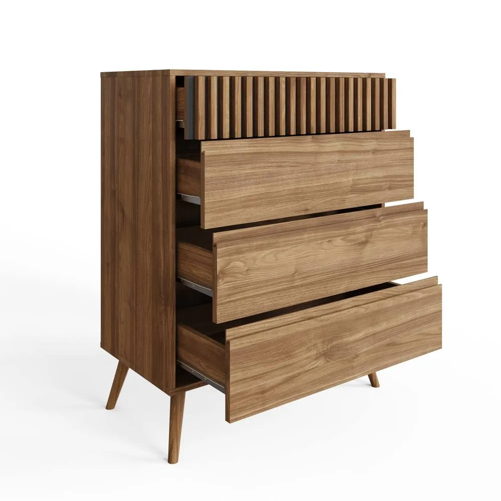 GFW Rowan 4 Drawer Chest in Light Oak 3
